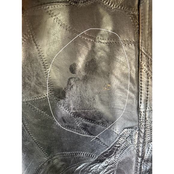 NWT Maxam Brand Leather Size 3X Black Vest - Picture 3 of 10